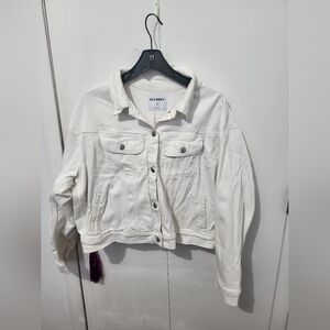 Old Navy White Denim Jacket